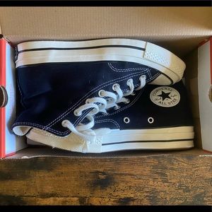 Converse Chuck 70 Hi Black/ Mens 5, Womens 7